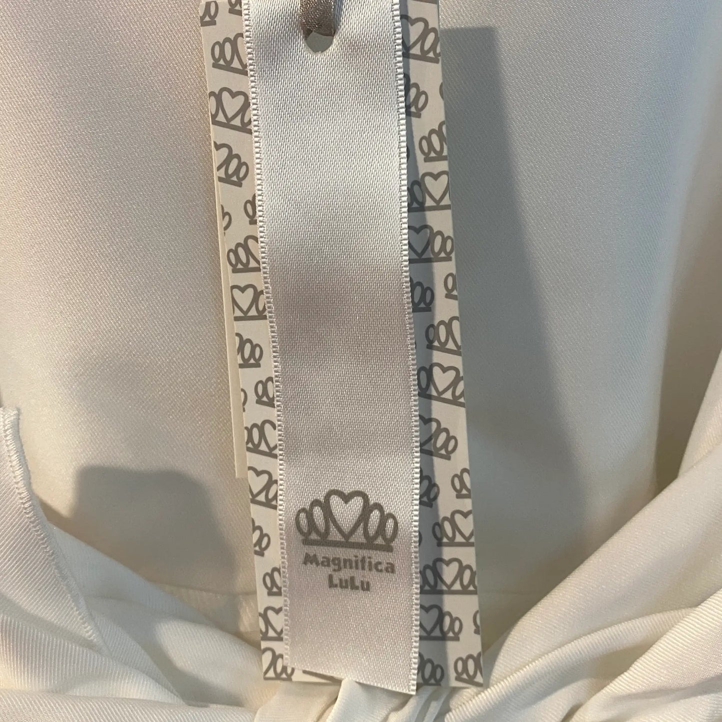 Robe blanche pour demoiselle d'honneur de 6 ans