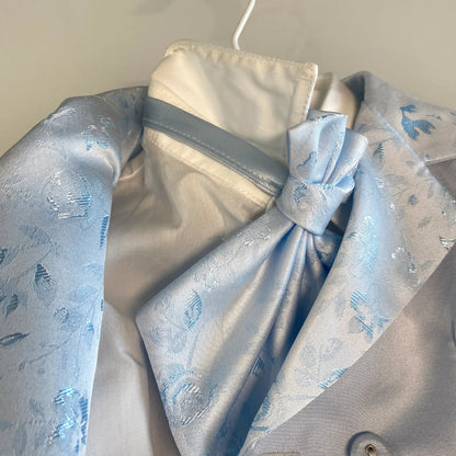 Robe de Baptême Bébé Bleu Ciel