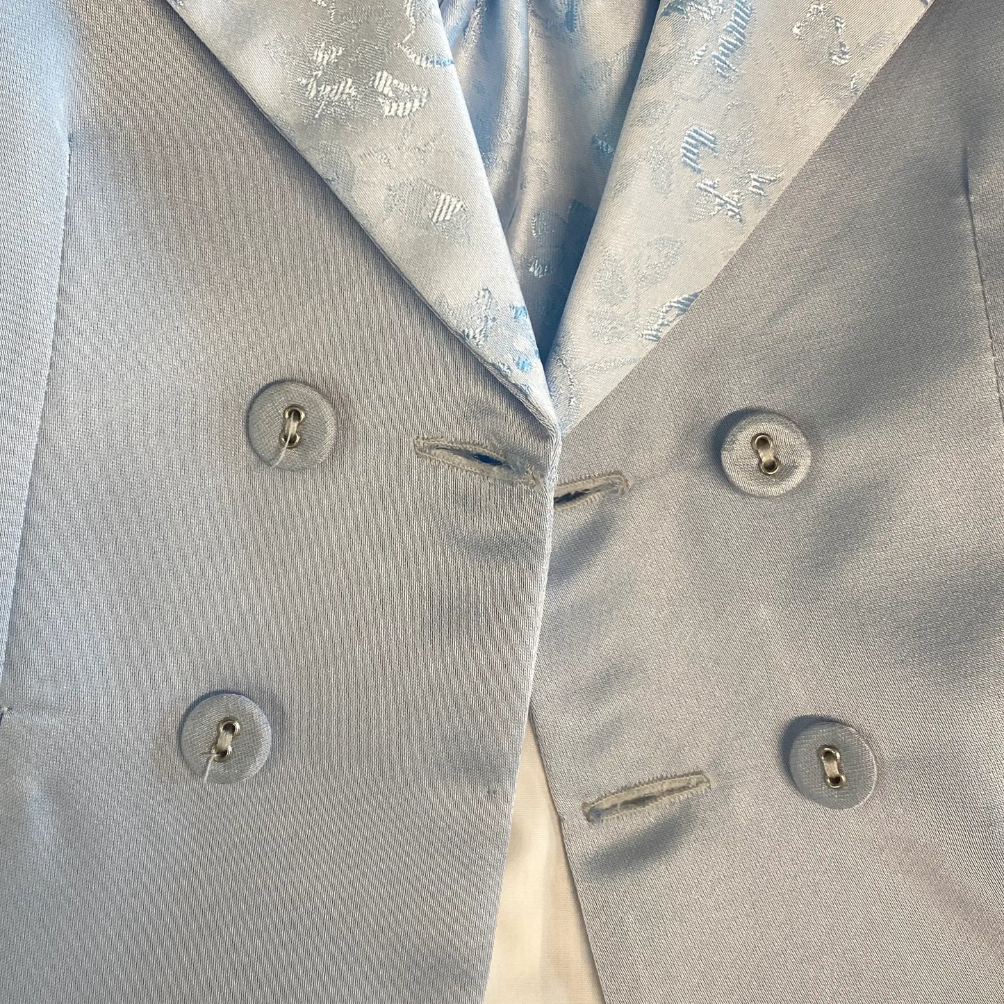 Robe de Baptême Bébé Bleu Ciel