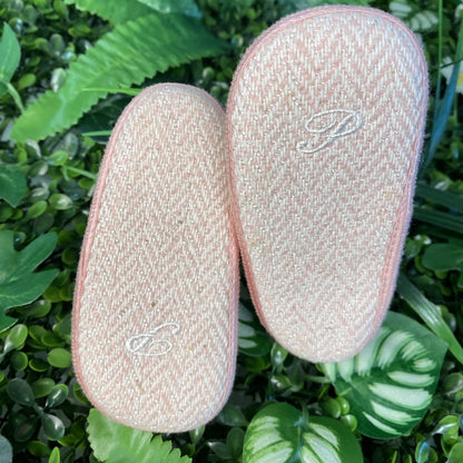 Scarpine primi passi rosa e beige