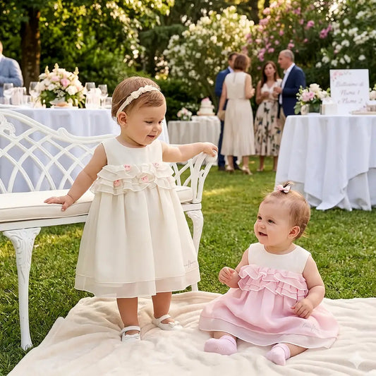 Abiti in outlet per battesimo estivo bambina