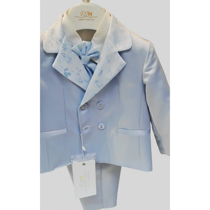 Abito azzurro cielo da cerimonia e battesimo