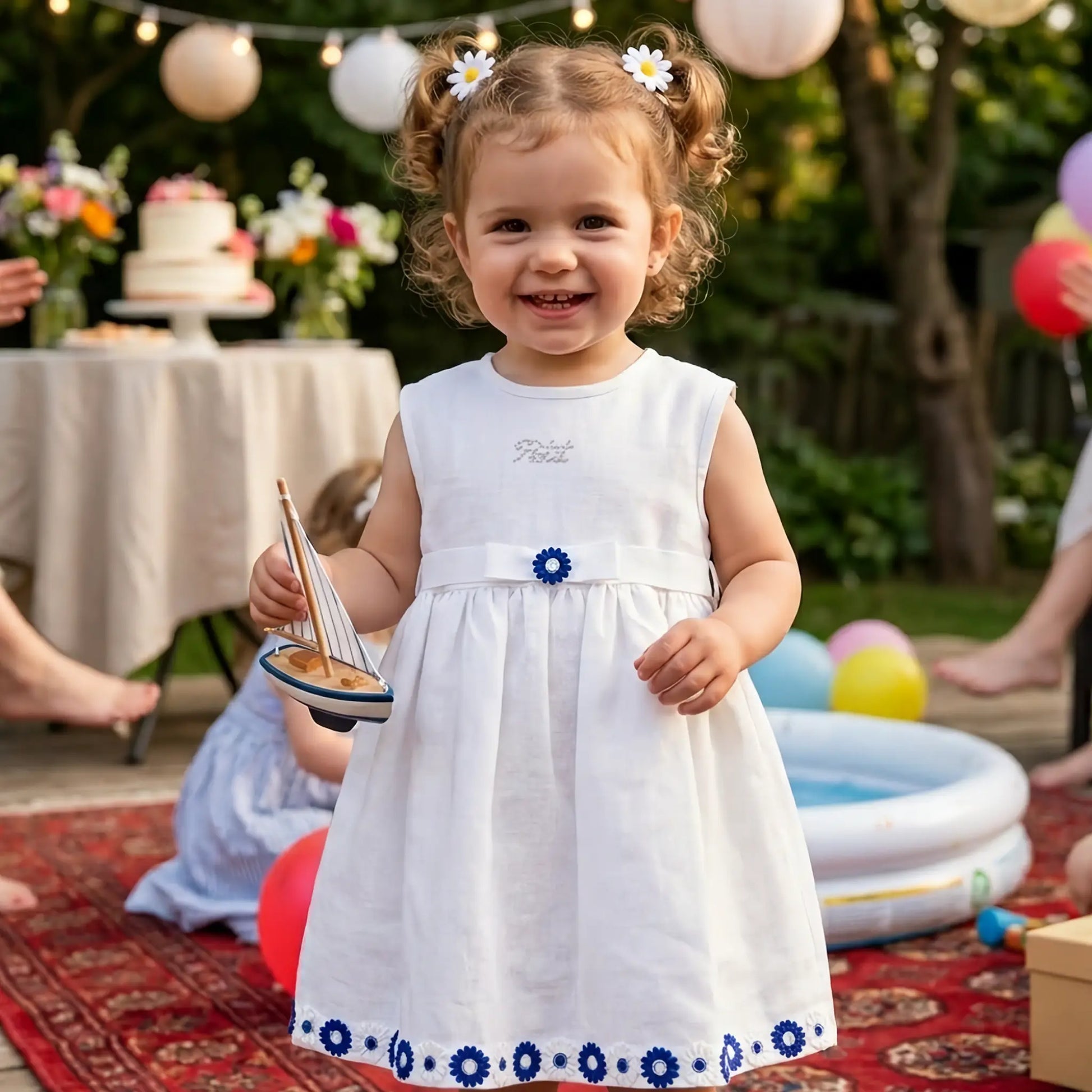 Abito bimba in lino in sconto OUTLET