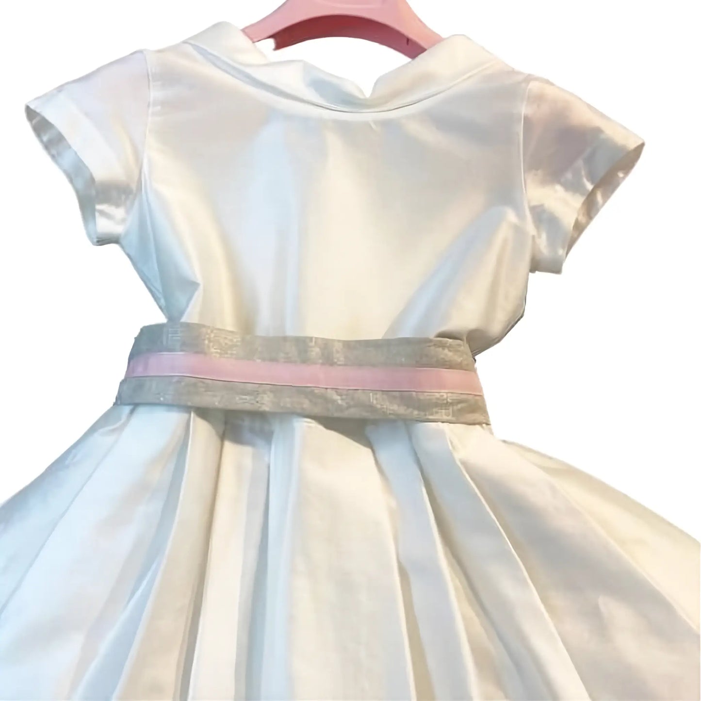 Abito da cerimonia bianco per bambina dai 2 ai 10 anni