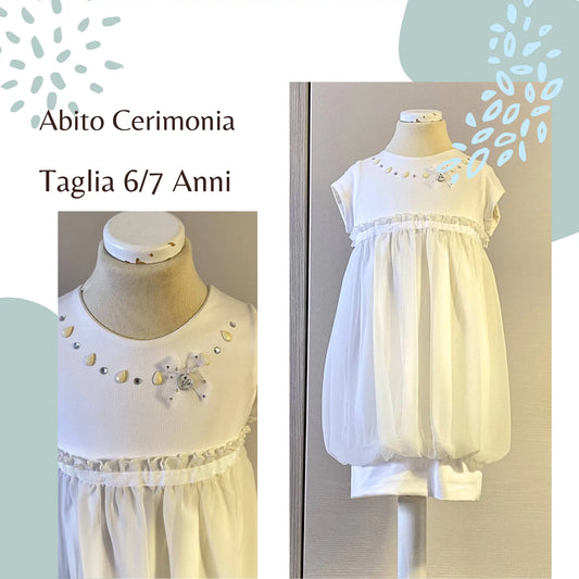 Abito da cerimonia a palloncino per bimba