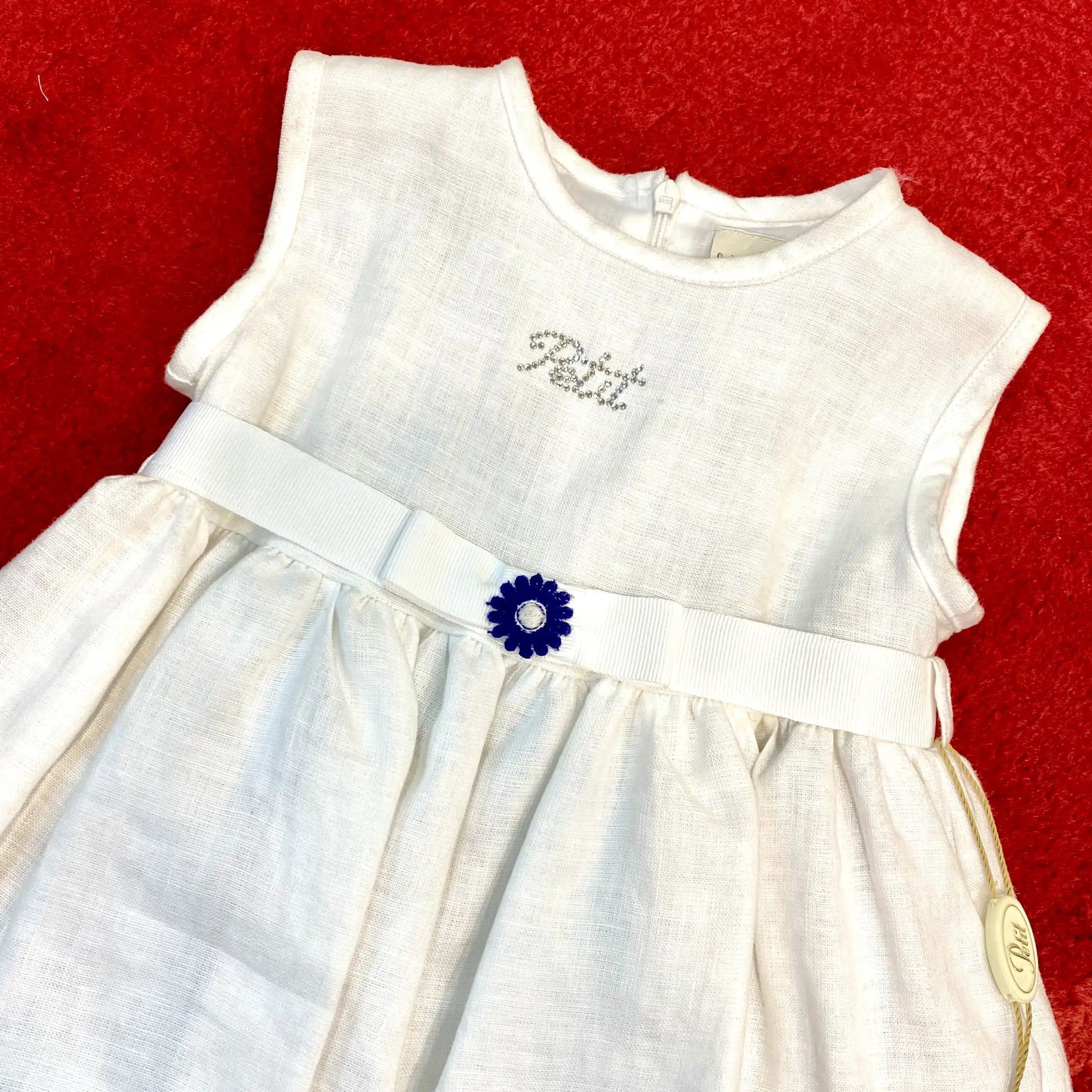 Abito elegante per bimba in lino 