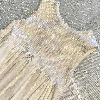 Abito elegante con paillettes per bambina
