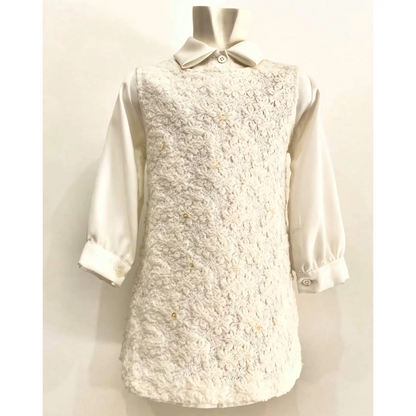 Abito smanicato in lana 12 mesi