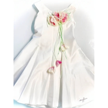 Abito a trapezio per comunione e matrimoni in sconto
