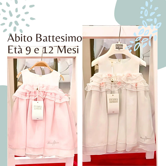 Abito da battesimo in outlet per bambina