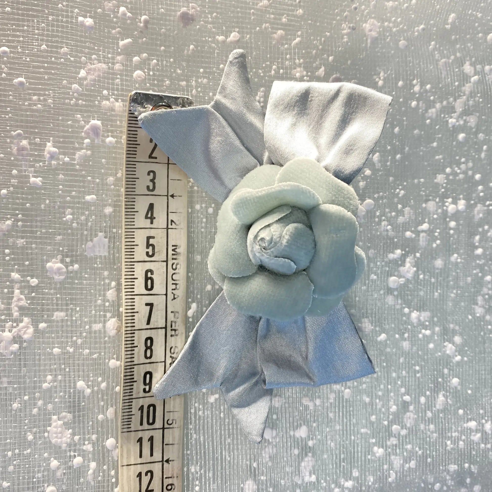 Accessorio elegante per capelli bambina in velluto