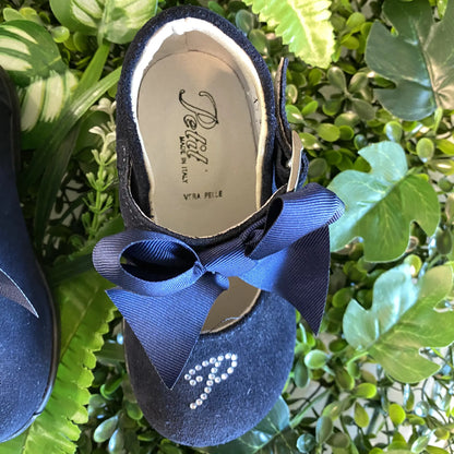 Ballerina elegante invernale blu da bambina