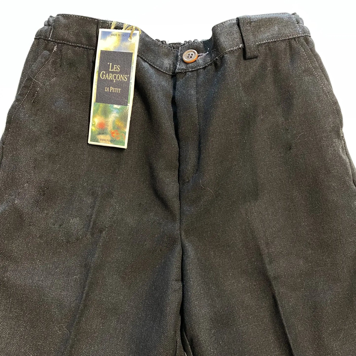Bermuda nero da cerimonia estiva per bambino
