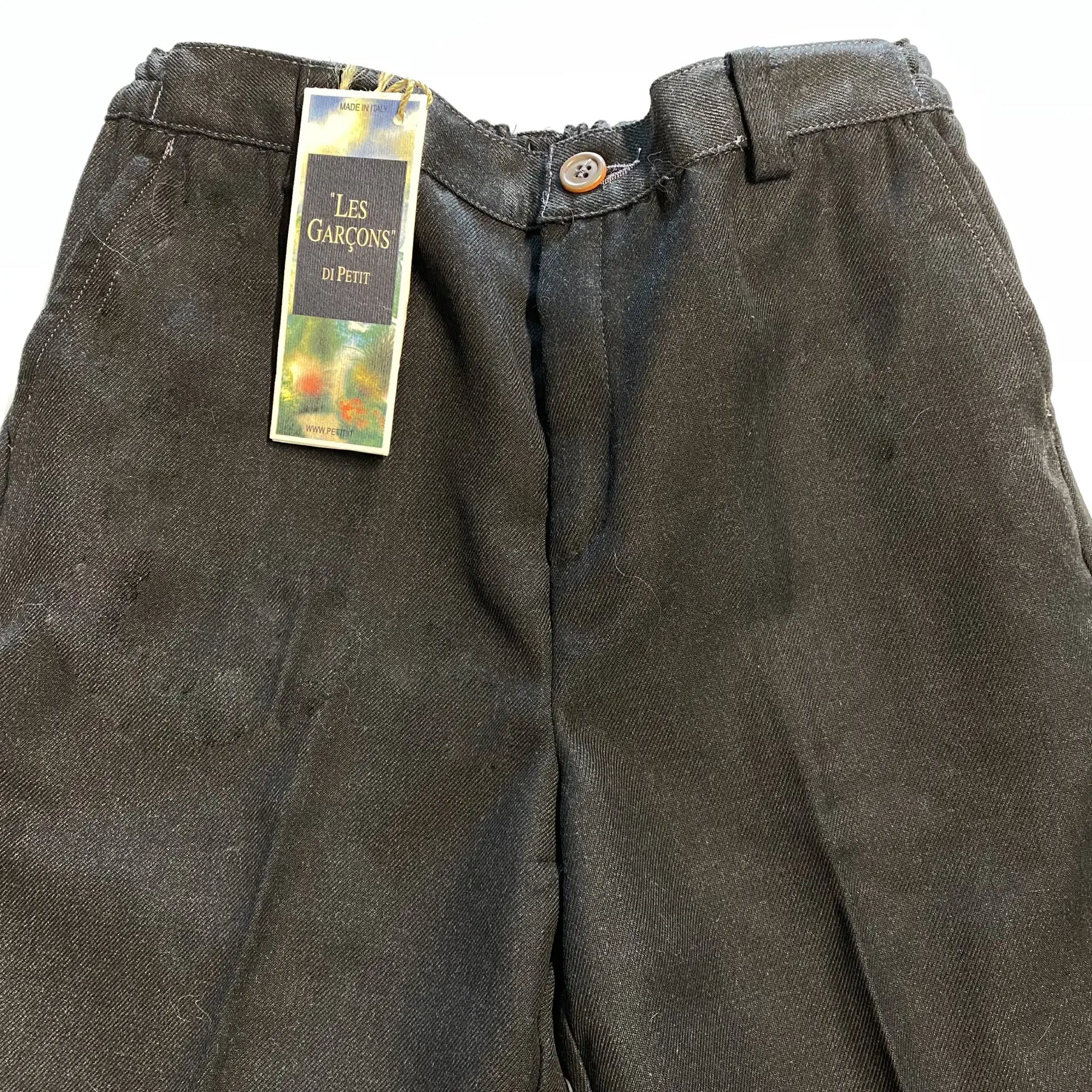 Bermuda nero da cerimonia estiva per bambino