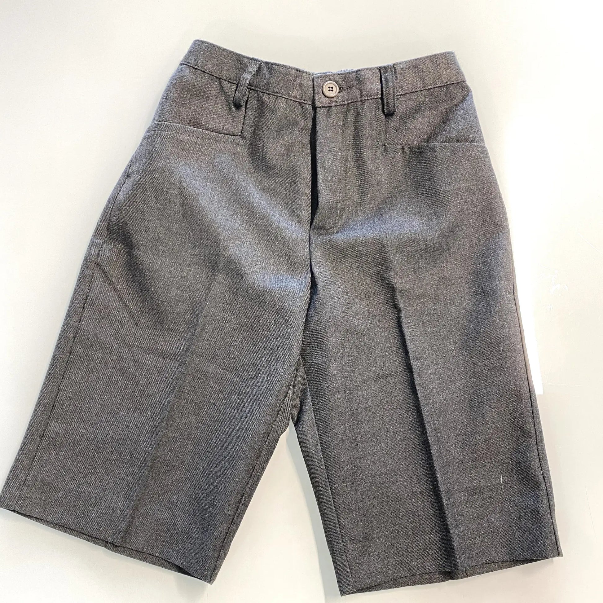 Bermuda elegante da cerimonia bambino grigio