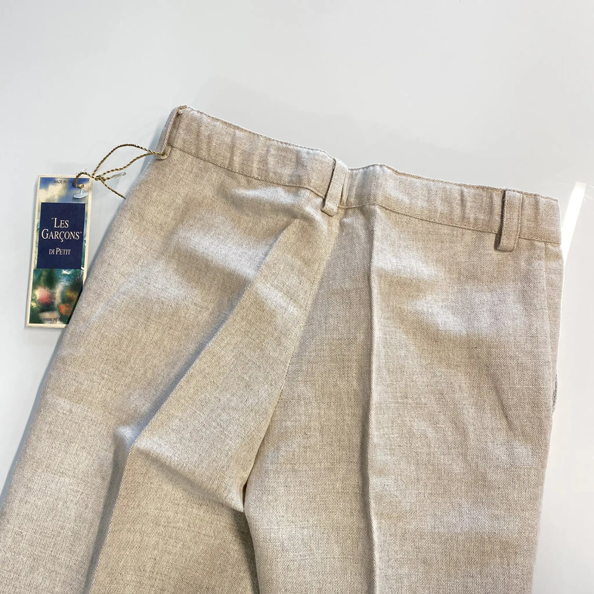 Bermuda elegante in lino e cotone per bambino