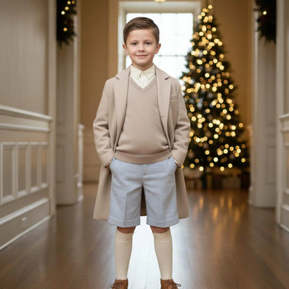 Bermuda in lana per bambino per abbinamenti Fese e Occasioni Speciali