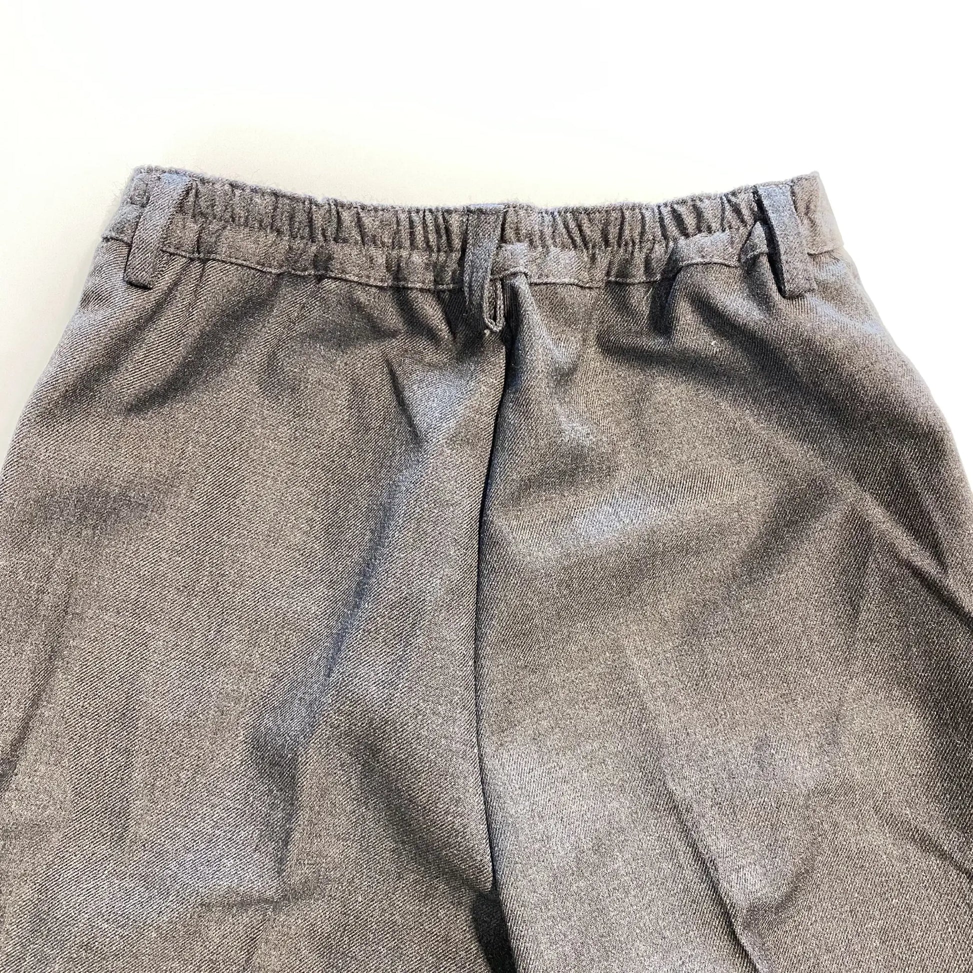 Bermuda elegante in viscosa per bambino color grigio