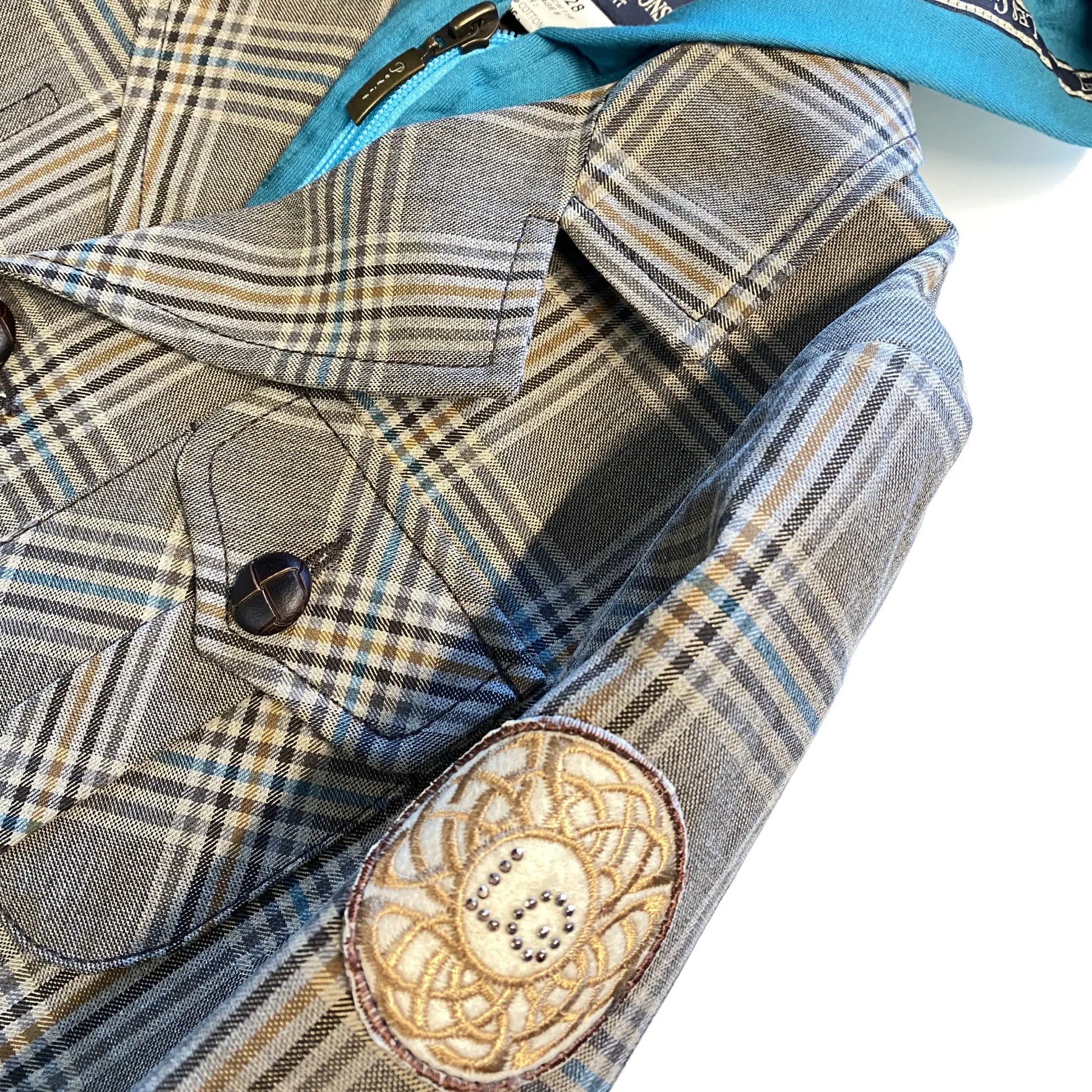 Blazer con cappuccio in stile inglese bambino