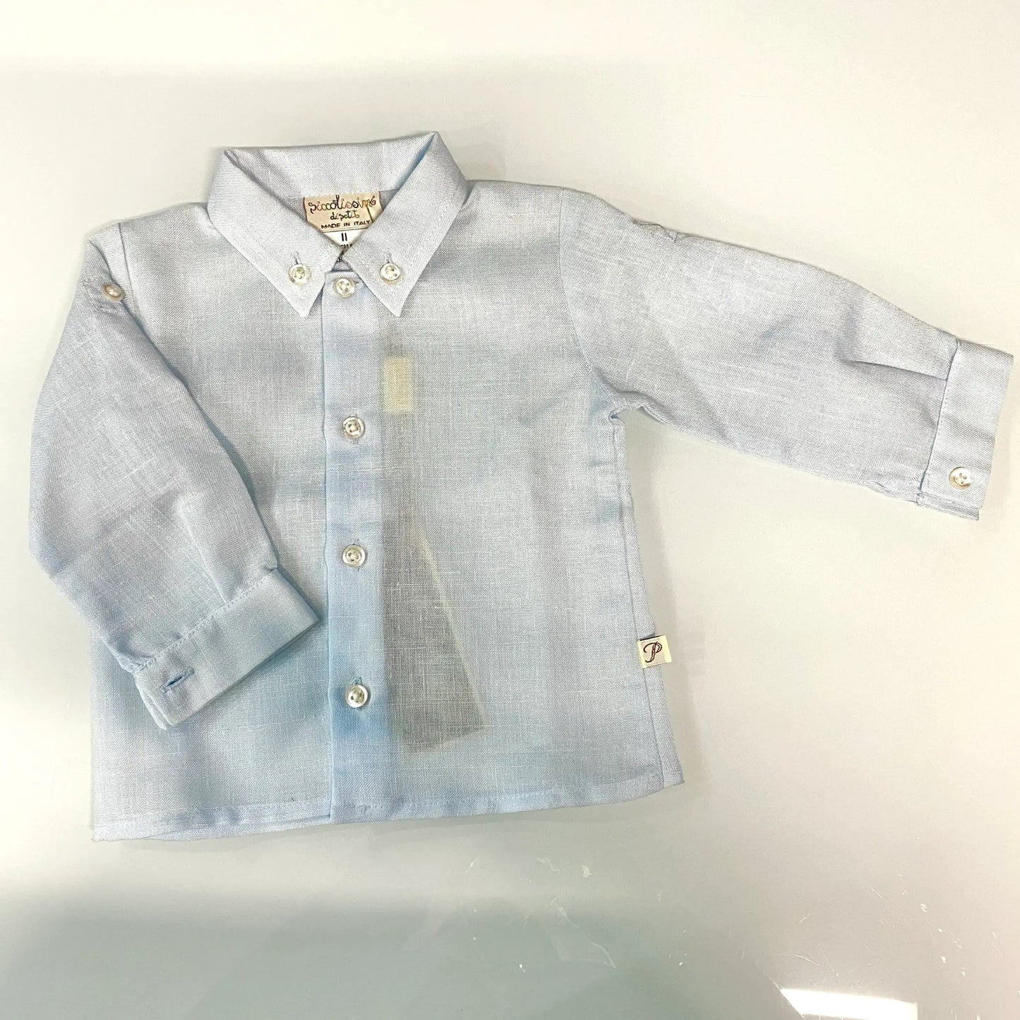 Camicetta celeste da neonato