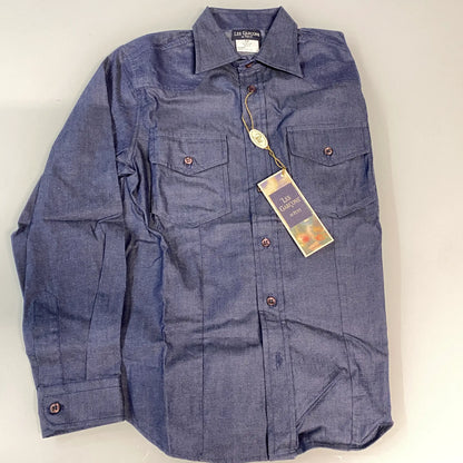 Camicia per bambino color Jeans 8 anni