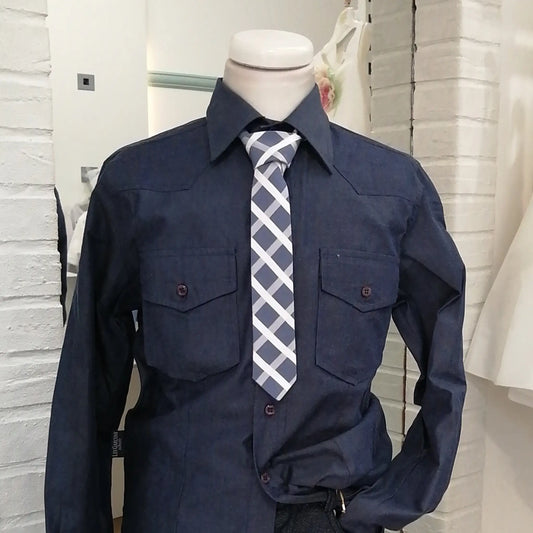 Outlet Camicia bimbo in denim 