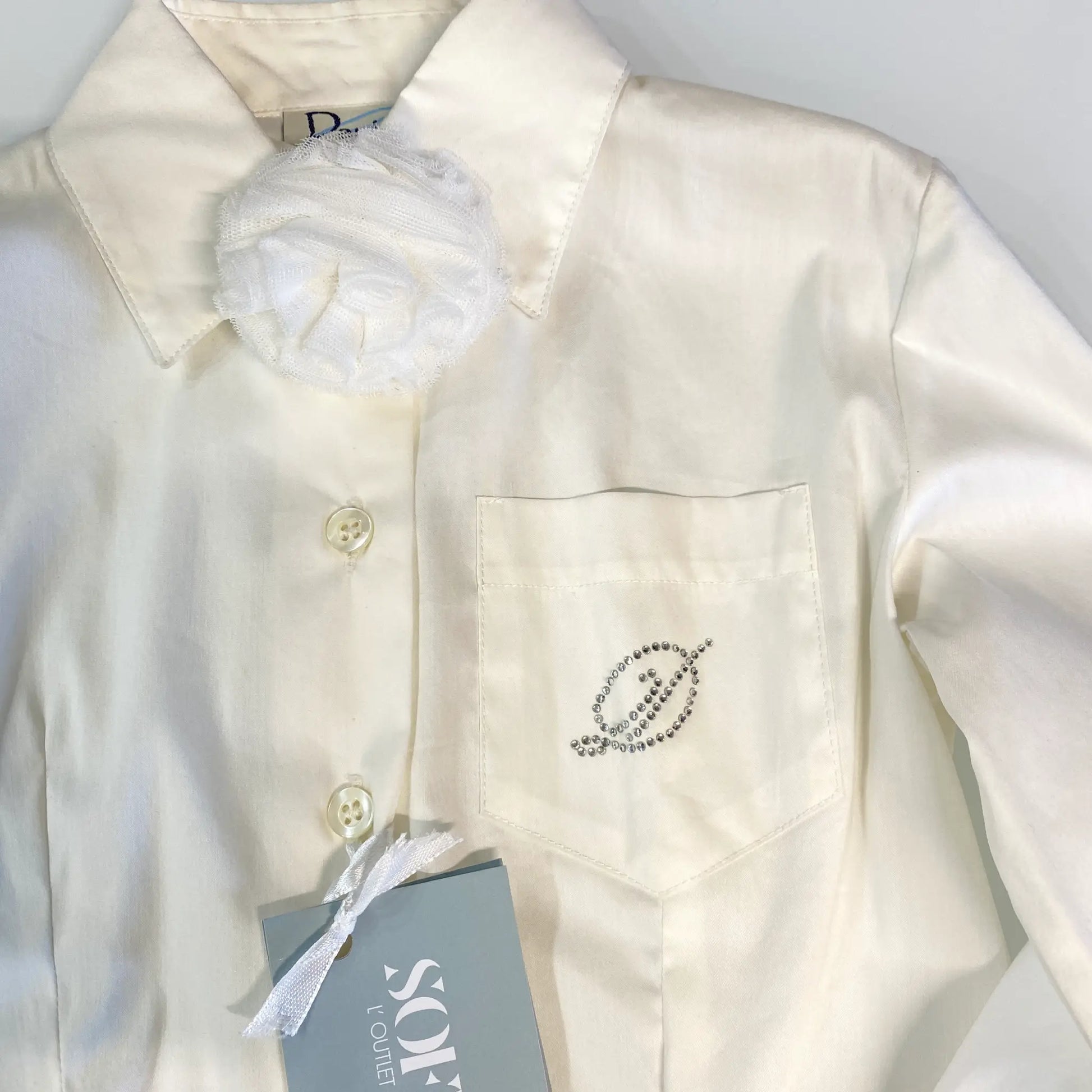 Camicia da cerimonia per bambina