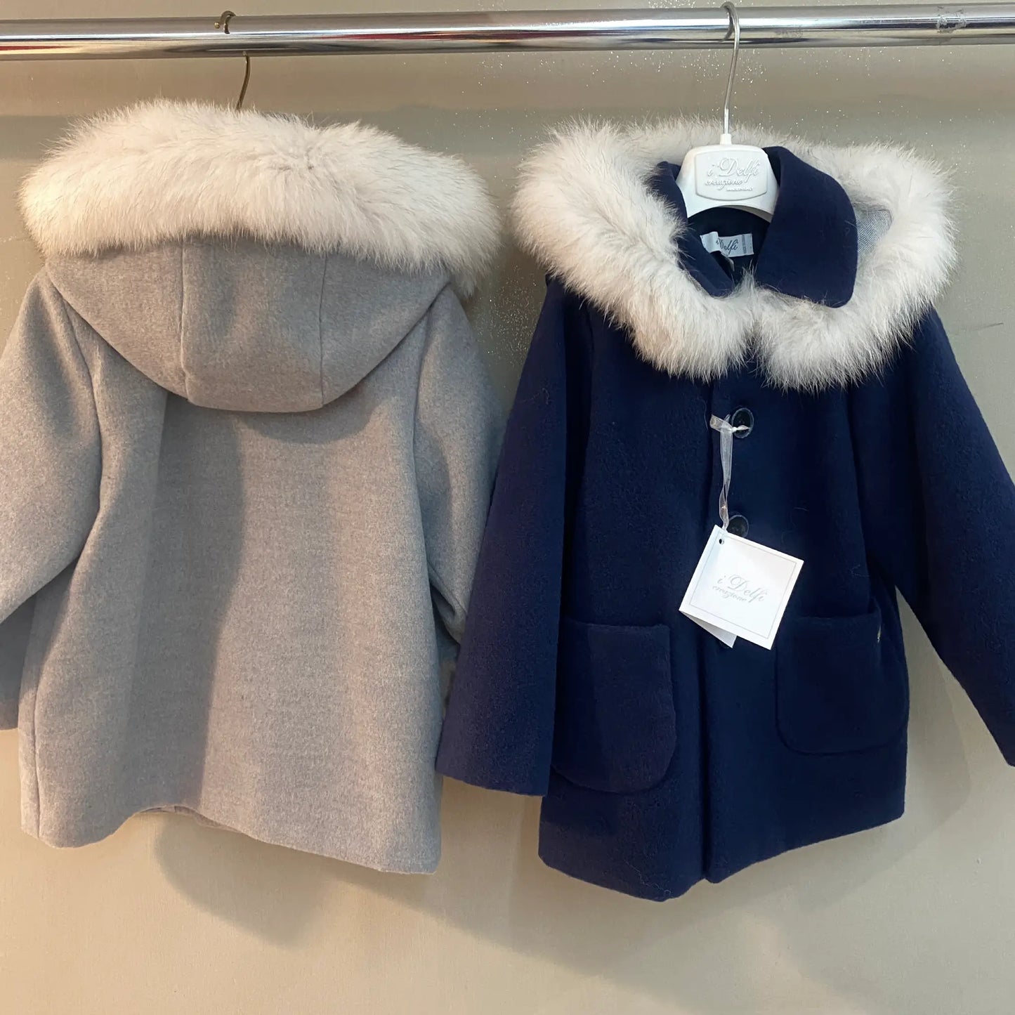 Cappotti eleganti in lana da cerimonie per bambini