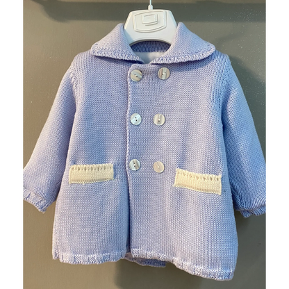 Cappottino elegante in pura lana unisex per neonati