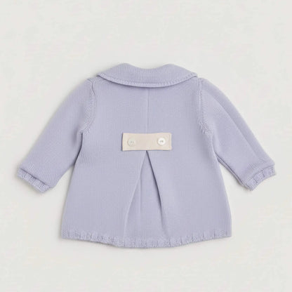 Cappottino elegante in pura lana per battesimo invernale in offerta outlet