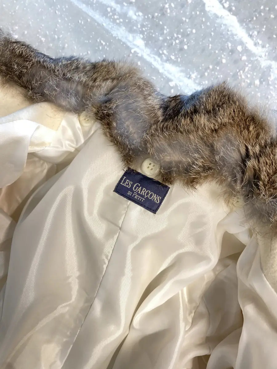 Cappotto con pellicciotto staccabile