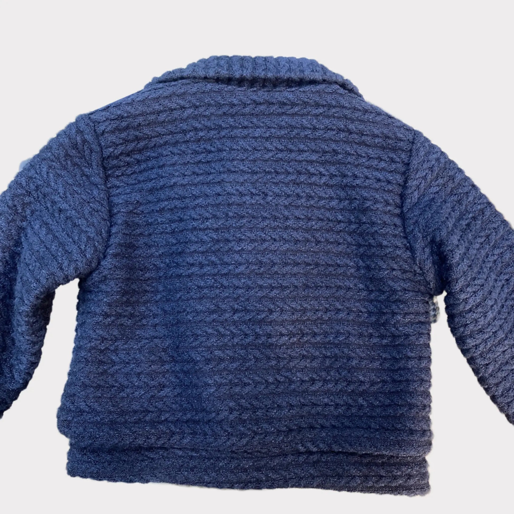 Cardigan da battesimo blu in sconto outlet