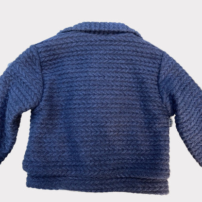 Cardigan da battesimo blu in sconto outlet