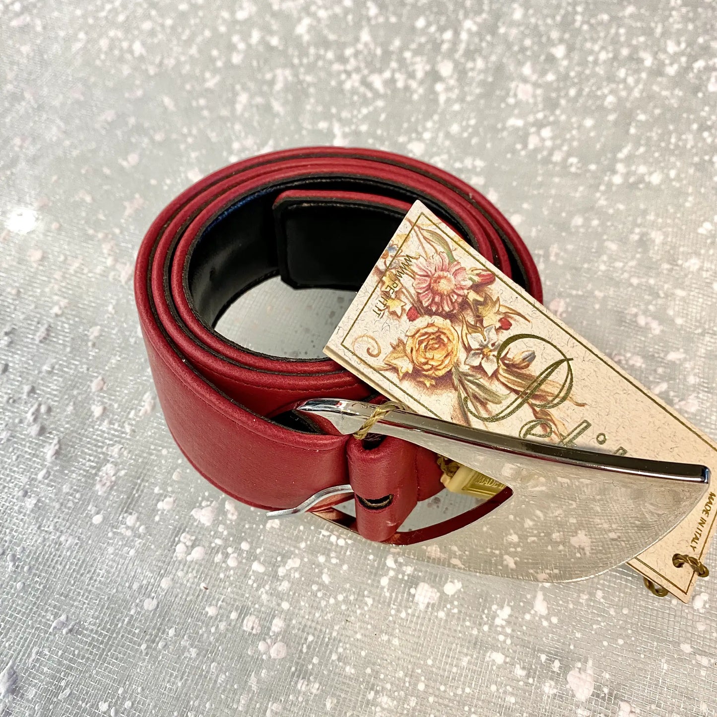 Cintura rossa per bambina ragazza scontata a marchio Petit