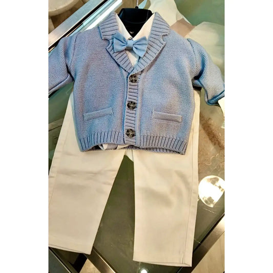Completo battesimo bambino primavera autunno