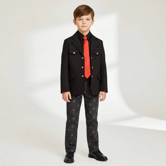 Completo casual elegante per bambino di 8 anni