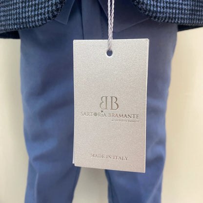 Dettaglio etichetta Sartoria Bramante Les Petits Enfants - Eccellenza Made in Italy.