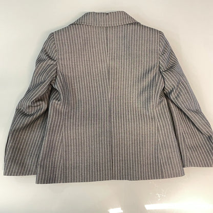 Completo paggetto gessato con giacca svasata