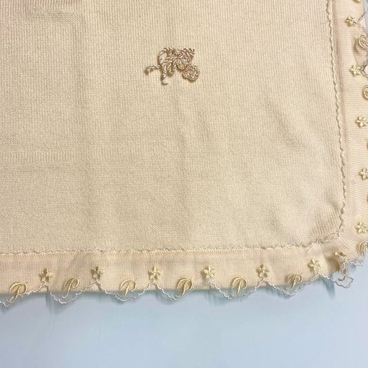 Copertina culla avorio elegante per bambina in offerta