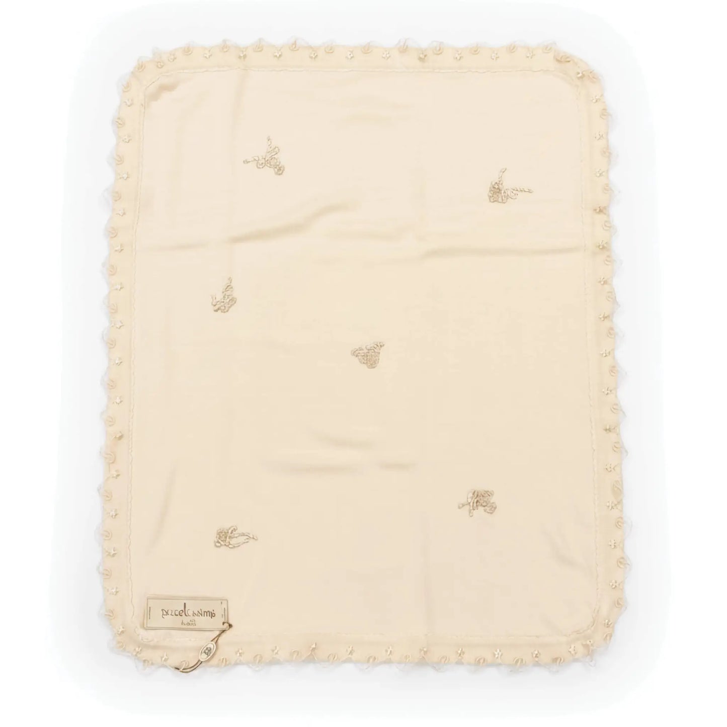 Copertina Culla color avorio in lana OUTLET