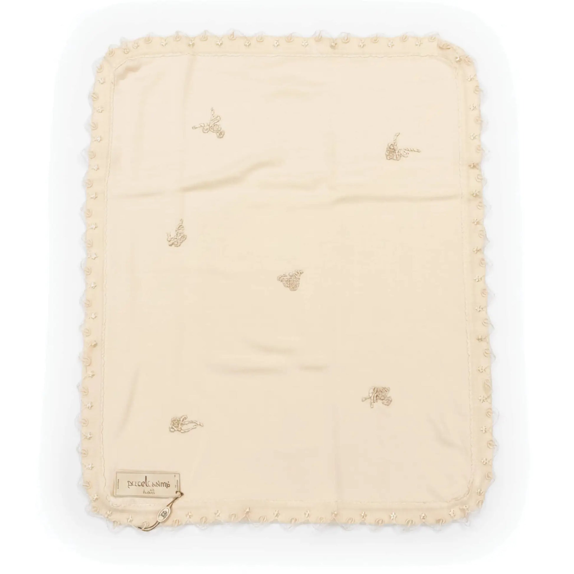 Copertina Culla color avorio in lana OUTLET