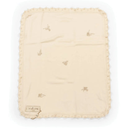 Copertina Culla color avorio in lana OUTLET