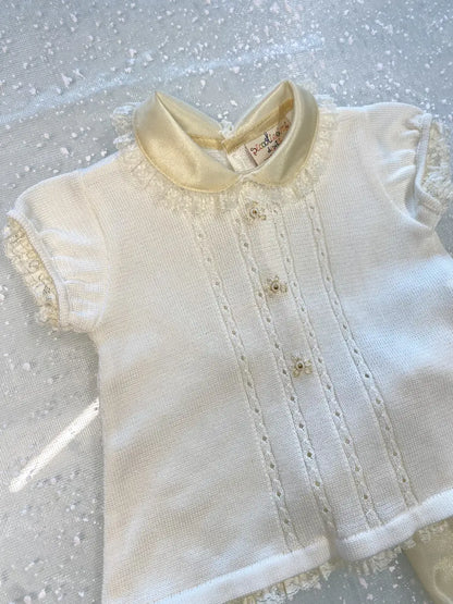 Coprifasce e coulotte elegante per cerimonia