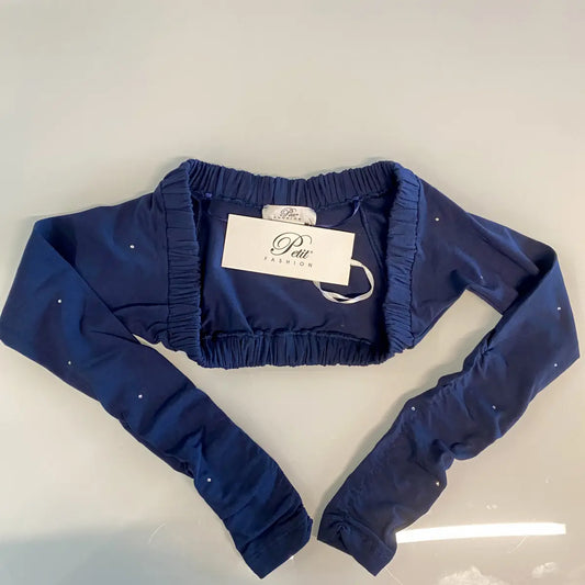 Coprispalle elegante Blu Petit per bambina