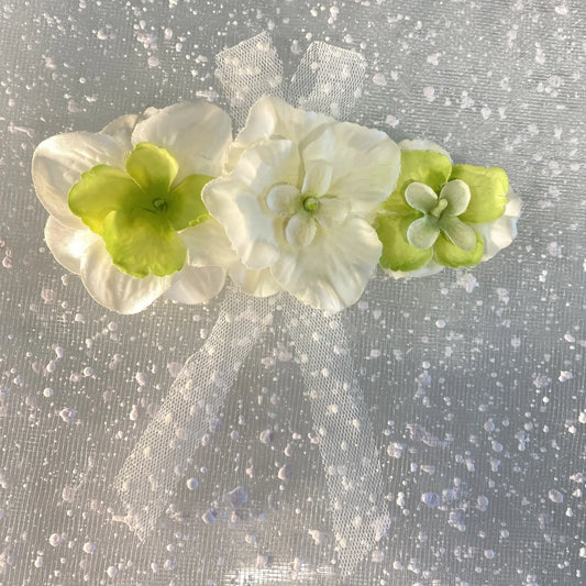 Fiori verdi per abito da cerimonia