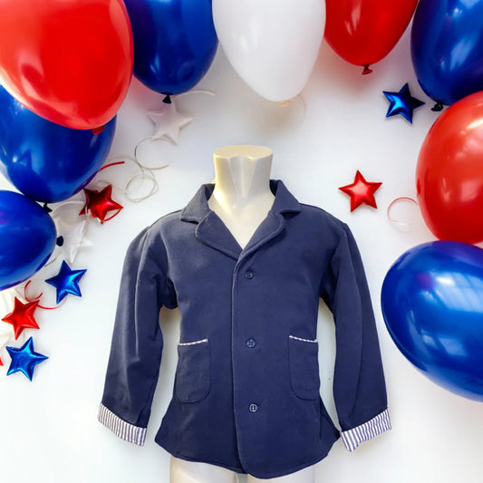 Giacca bimba 3 anni estiva blu navy