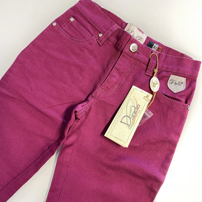 Jeans colorato fucsia per ragazza