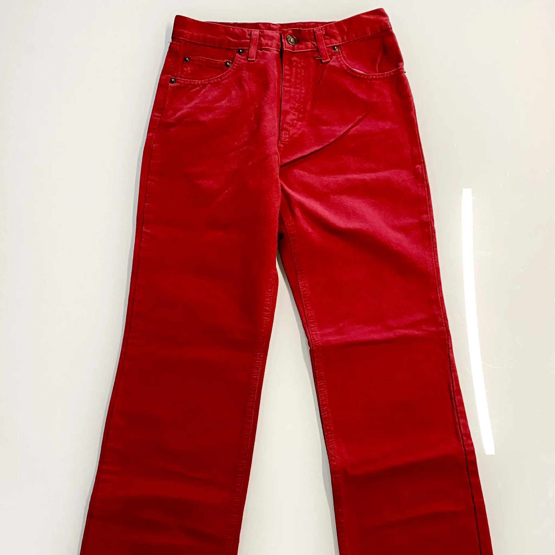 Jeans rosso per ragazzo dai 12 ai 15 anni