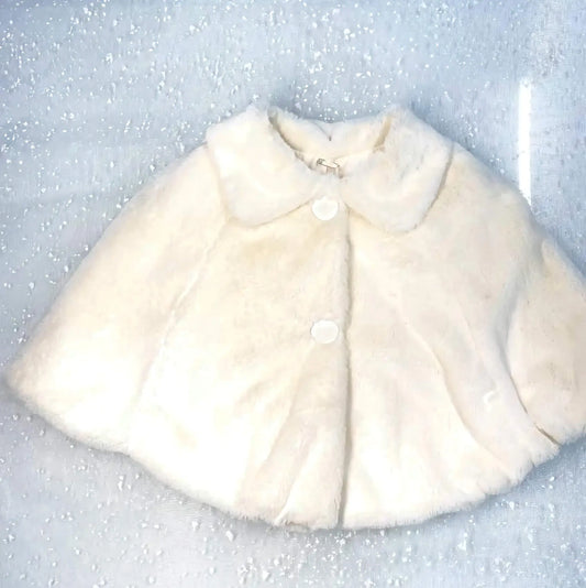 Mantella in pelliccia per bambina