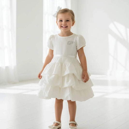 Mini abito da cerimonia per bambina in outlet